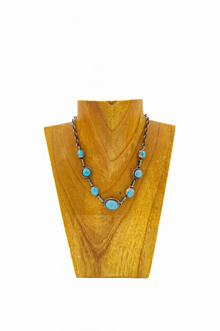 Choker Necklace - Kingman Turquoise