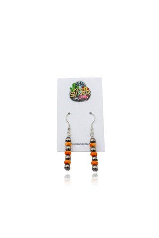 Summer Earrings - Orange Spiny