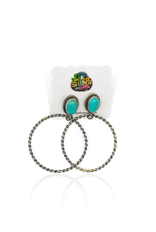 Joy Hoops - Kingman Turquoise