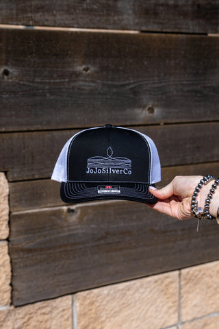 Bootstitch Justin Hat - White and Black