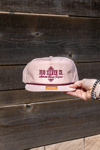 Aztec Snap-Back - Blush Pink