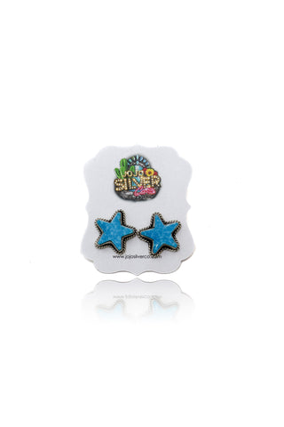 Star Studs - Kingman Turquoise