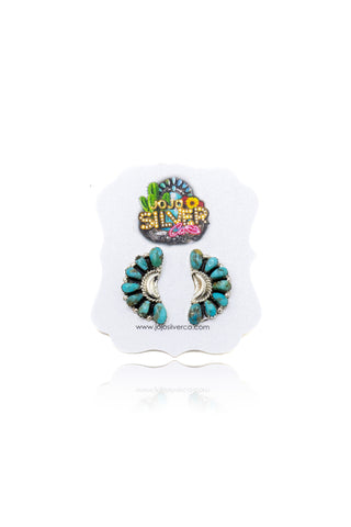 Grace Studs - Kingman Turquoise