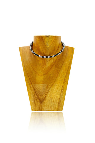 Choker 5mm Navajo Style Sterling Saucer Pearls – JoJo Silver