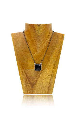 Lucca Necklace - Black Onyx