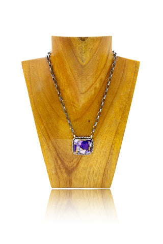 Gale Necklace -  Lavender Dahlia
