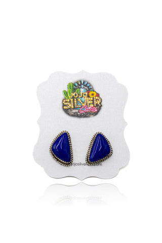Free Form Studs - Lapis