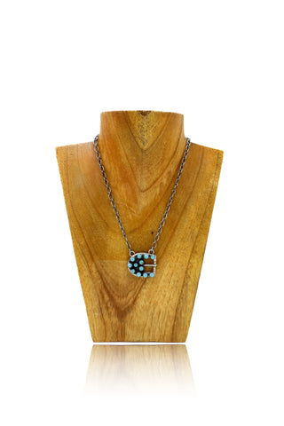 Buckle Necklace - Kingman Turquoise