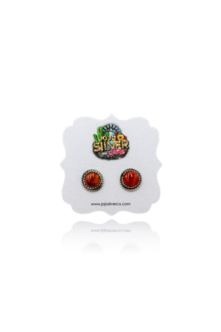 Sherry Studs - Red Spiny