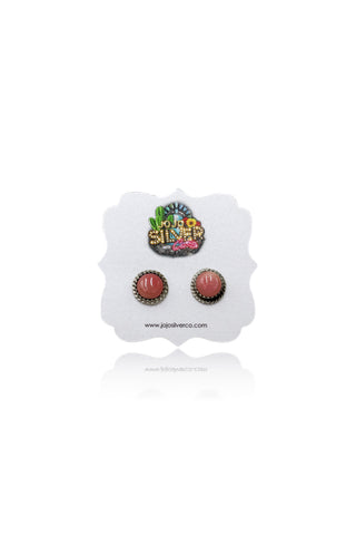 Sherry Studs - Pink Conch