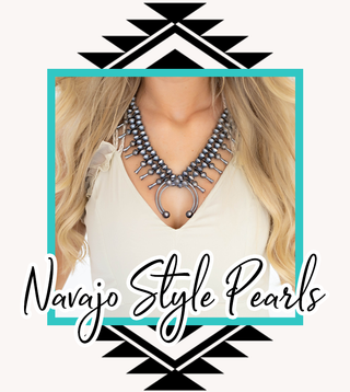 Navajo Style Pearls